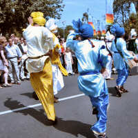 dancing Sikh men
