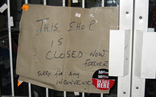 Londis closed forever